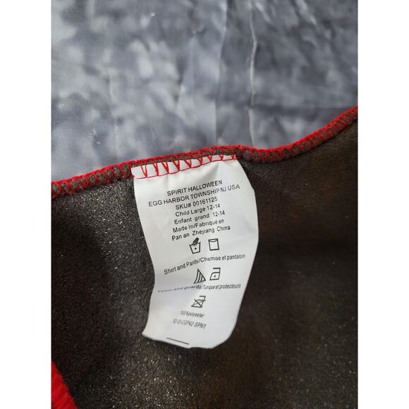 Spirit Boys Ninja Halloween Costume Red Black Size L (12-14) - Picture 9 of 10